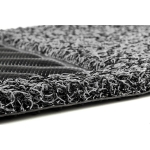 FIAT 500X All Weather Floor Mats (set of 4) - Custom Rubber Woven Carpet - Black and Grey by SILA Concepts